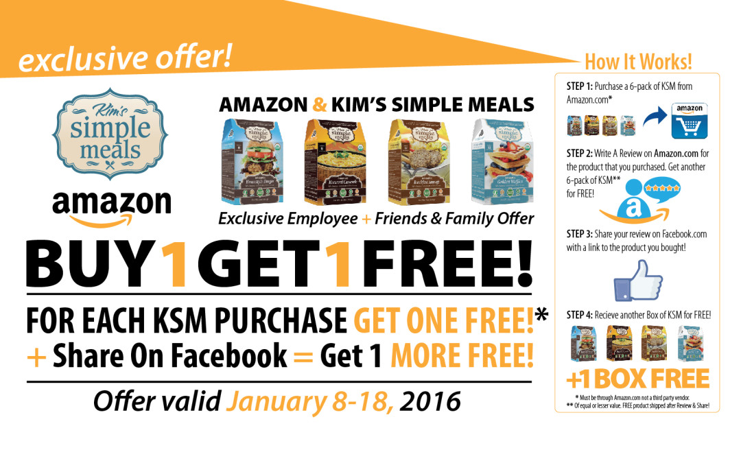 BUY 1 GET 1 FREE!